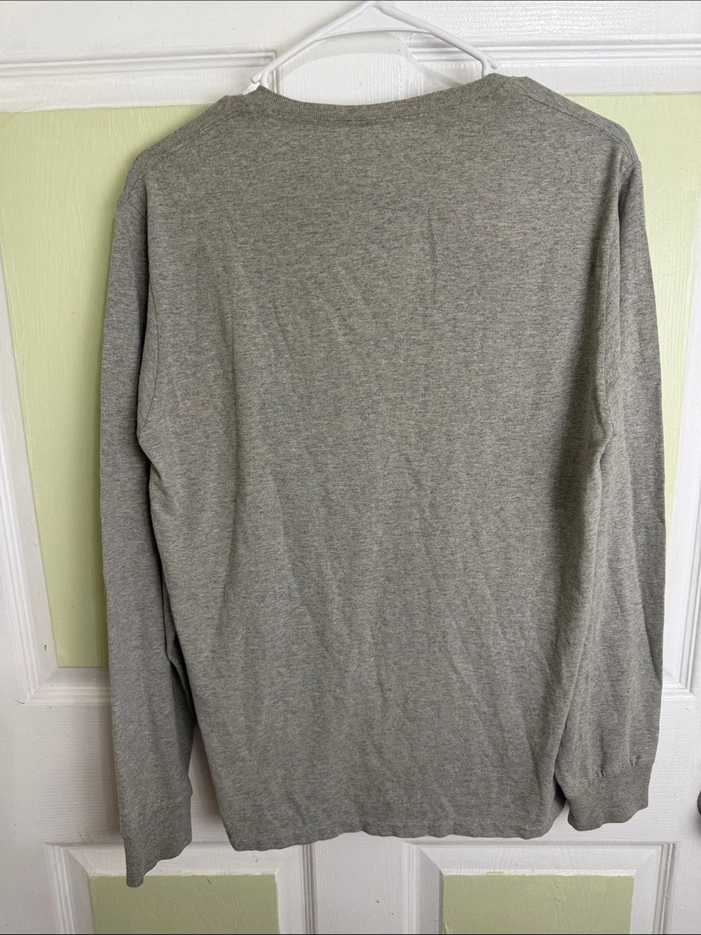 Fruit of the Loom Men's Long Sleeve Crewneck Shirt - Heather Gray